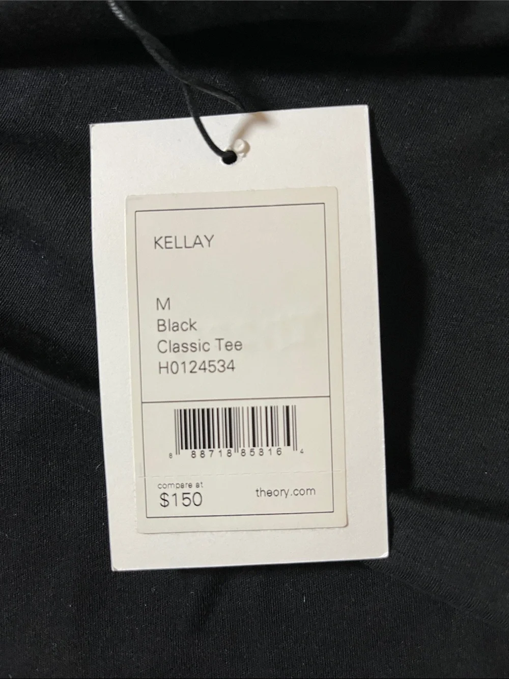 Theory Kellay Black Off-Shoulder Top - Picture 3 of 5